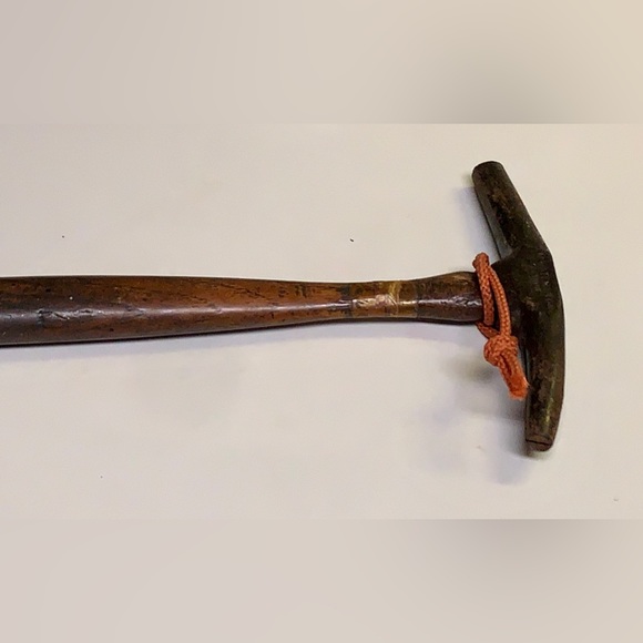 Early 20th Century Antique JM WATERSON DETROIT Leather Upholstery Tack Hammer - Picture 2 of 16